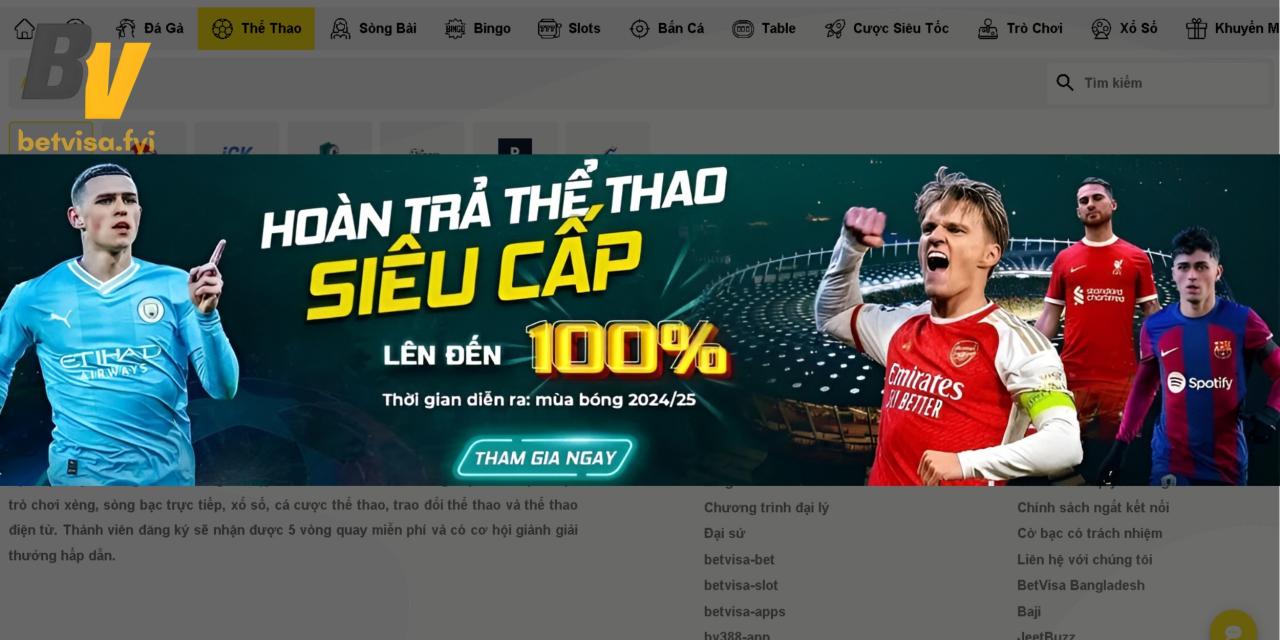 FB777 App Screenshot - Sports Betting Section